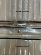 Smooth Parchment Vinyl Backrest Cushion fits front of 13' and 15' Super Sport Console-*Finale Sale*