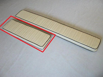 Smooth Parchment Vinyl Backrest Cushion fits front of 13' and 15' Super Sport Console-*Finale Sale*