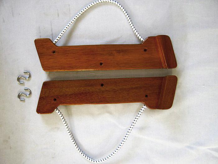 Boston Whaler Teak Montauk Cooler Chocks - 70Qt - 100Qt Coolers