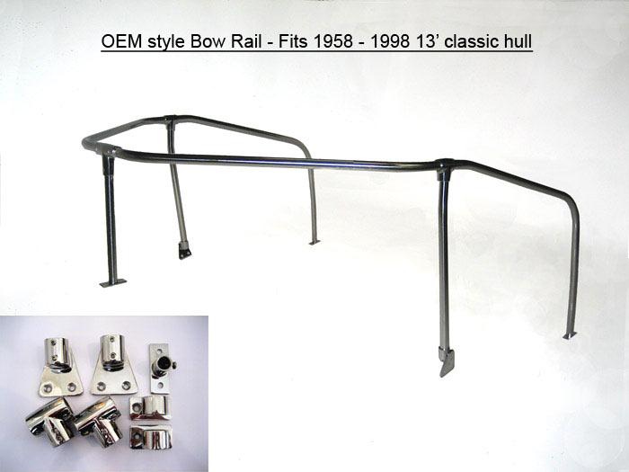 Boston Whaler Classic 13' Bow Rail - OEM Style
