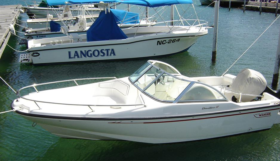 Boston Whaler 17' Dauntless Dual Console 1995-1997 Complete Cushion Set