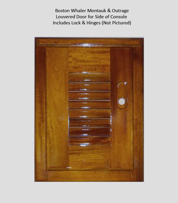 Blemished Teak Louvered Door- *Final Sale*