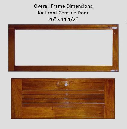 Teak Louvered Door (Big)