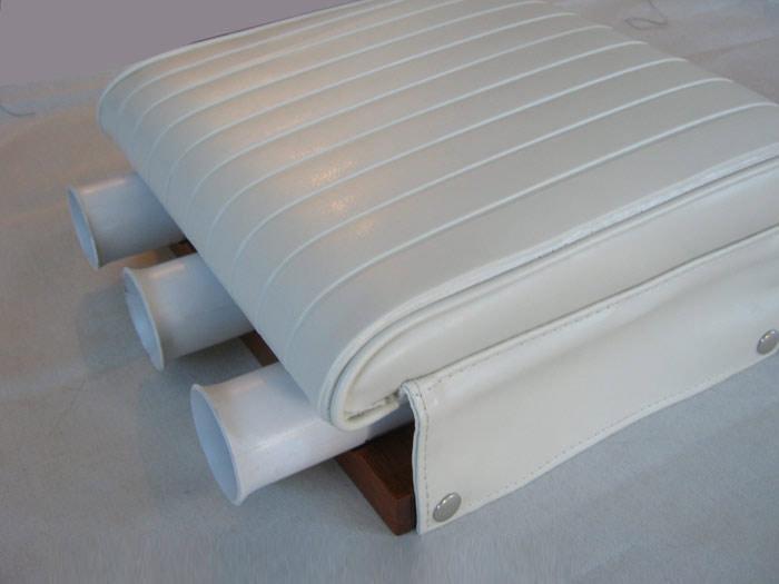 Smooth Parchment Vinyl Pair Of Boston Whaler Rod Holder Cushions - Fits Montauk, Outrage + Others - *Final Sale*