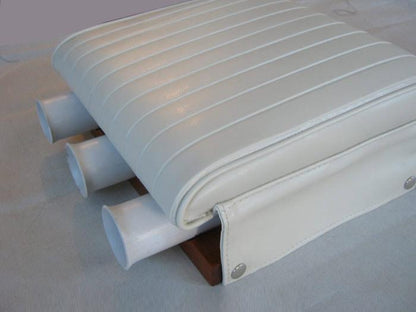 Smooth Parchment Vinyl Pair Of Boston Whaler Rod Holder Cushions - Fits Montauk, Outrage + Others - *Final Sale*