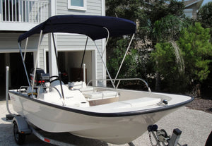 Stainless Bimini Top - Fits Boston Whaler 150 Sport, 170 Montauk (2002-2006), 150 Montauk & 13'-16' Dauntless