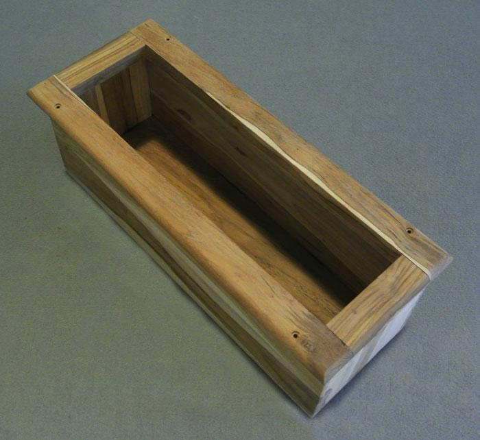 Blemished Bare Teak Fire Extinguisher Box Fits Montauk And Outrage