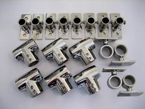 MOUNTING HARDWARE KIT FOR WRAP AROUND RAIL - CLASSIC 13' BOSTON WHALER