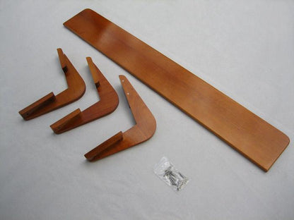 Boston Whaler Mahogany Backrest With L-Brackets, Fits Classic 13' &15'