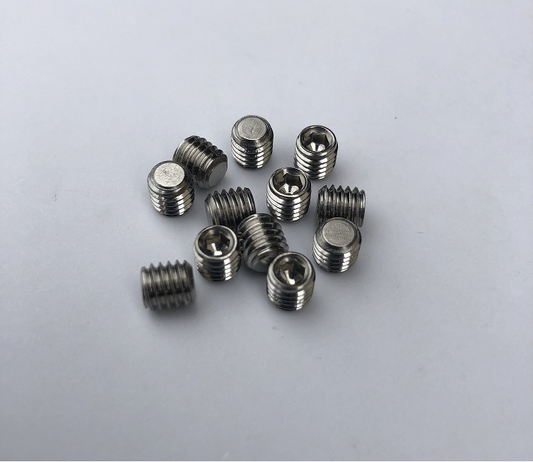 One Dozen M6X6 Socket Set Flat Allen Set Screw