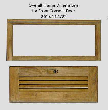 Teak Louvered Door (Big)