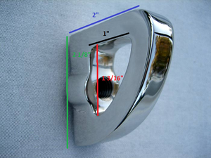 BOSTON WHALER BOW & STERN LIFTING/TOWING EYE - COMPLETE SET (316 STAINLESS)