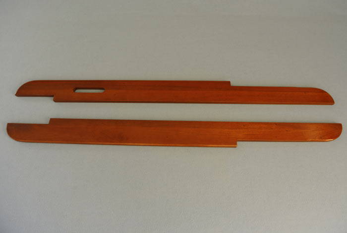Mahogany Seat Clamps/Risers - Fits Boston Whaler Classic 15' Sport
