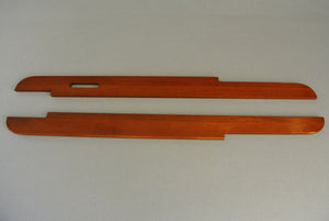 Mahogany Seat Clamps/Risers - Fits Boston Whaler Classic 15' Sport