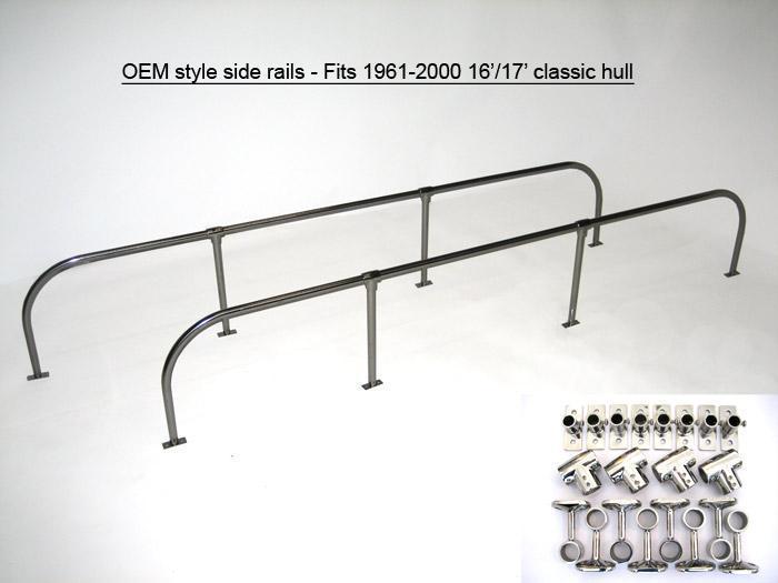 SIDE RAILS - CLASSIC 16'-17' BOSTON WHALER (OEM STYLE) 1958-2002