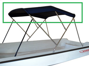SPECIALTY MARINE BIMINI *CANVAS ONLY* FOR  13, 15, 17 classics and 130 sport