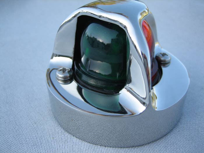 Boston Whaler Classic Bow Light (1958-1984), Navigation Light (Led) 316 Stainless; *Not Perko*