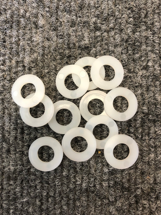 Dozen Nylon Flat Washers